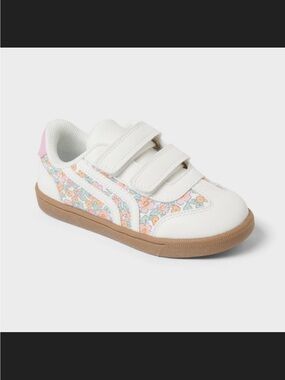 Toddler Dakota Retro Hook and Loop Closure Floral Court Sneakers -Cat & Jack™